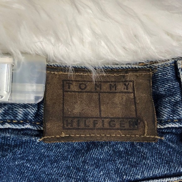 Vintage Tommy Hilfiger Heavy Duty Work Jeans; Denim Outside Work Pants SZ 36x34 - Picture 10 of 11